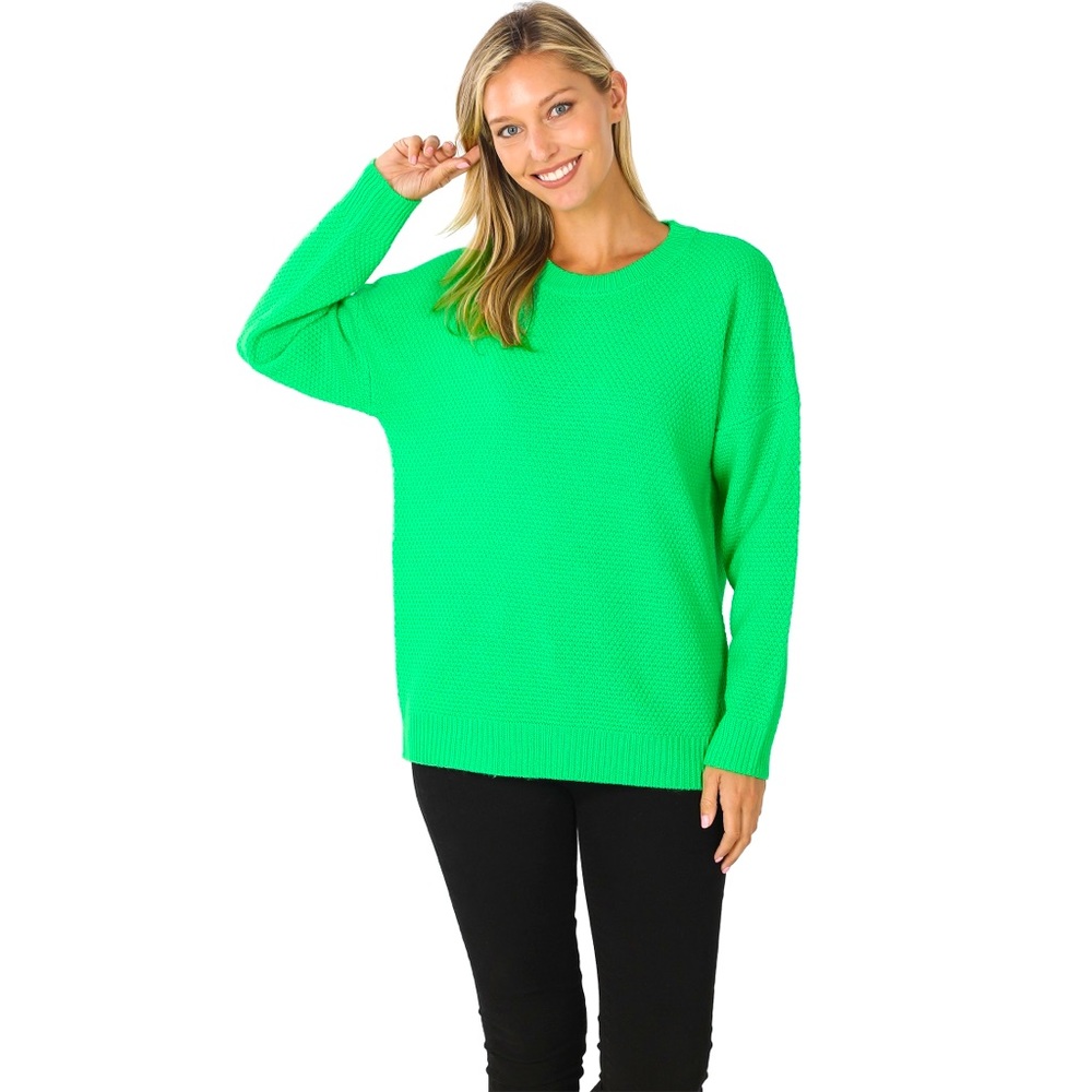 Bright Green Sweater
